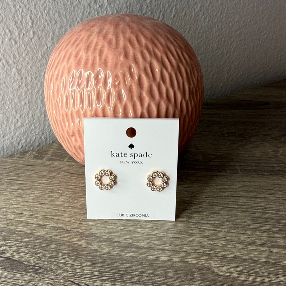 Kate Spade Rose Gold Full Circle Studs